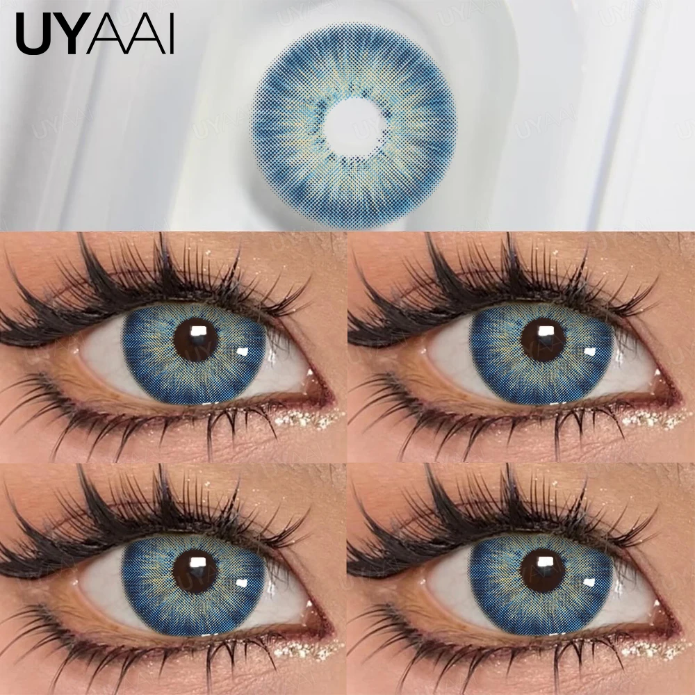 UYAAI NEUE Farbige Kontaktlinsen Beauty Blue Colorcon PATTAYA Serie Natürliche Braune Linsen Kosmetische Colorcon Beauty Soft Green Pupillenlinsen – Detail 13