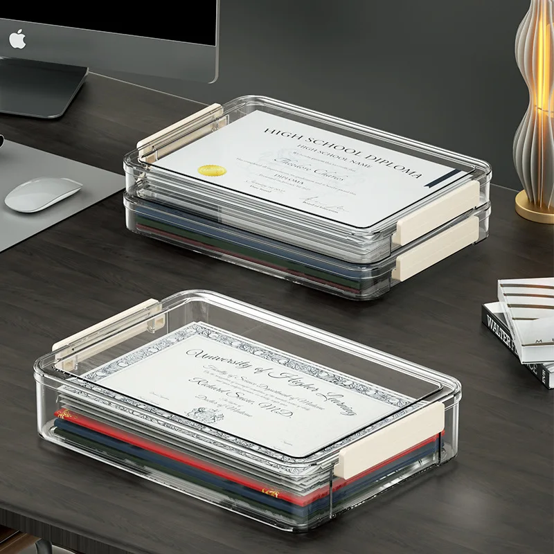 Document storage box for marriage certificate, household registration book, property certificate, passport, storage bag
