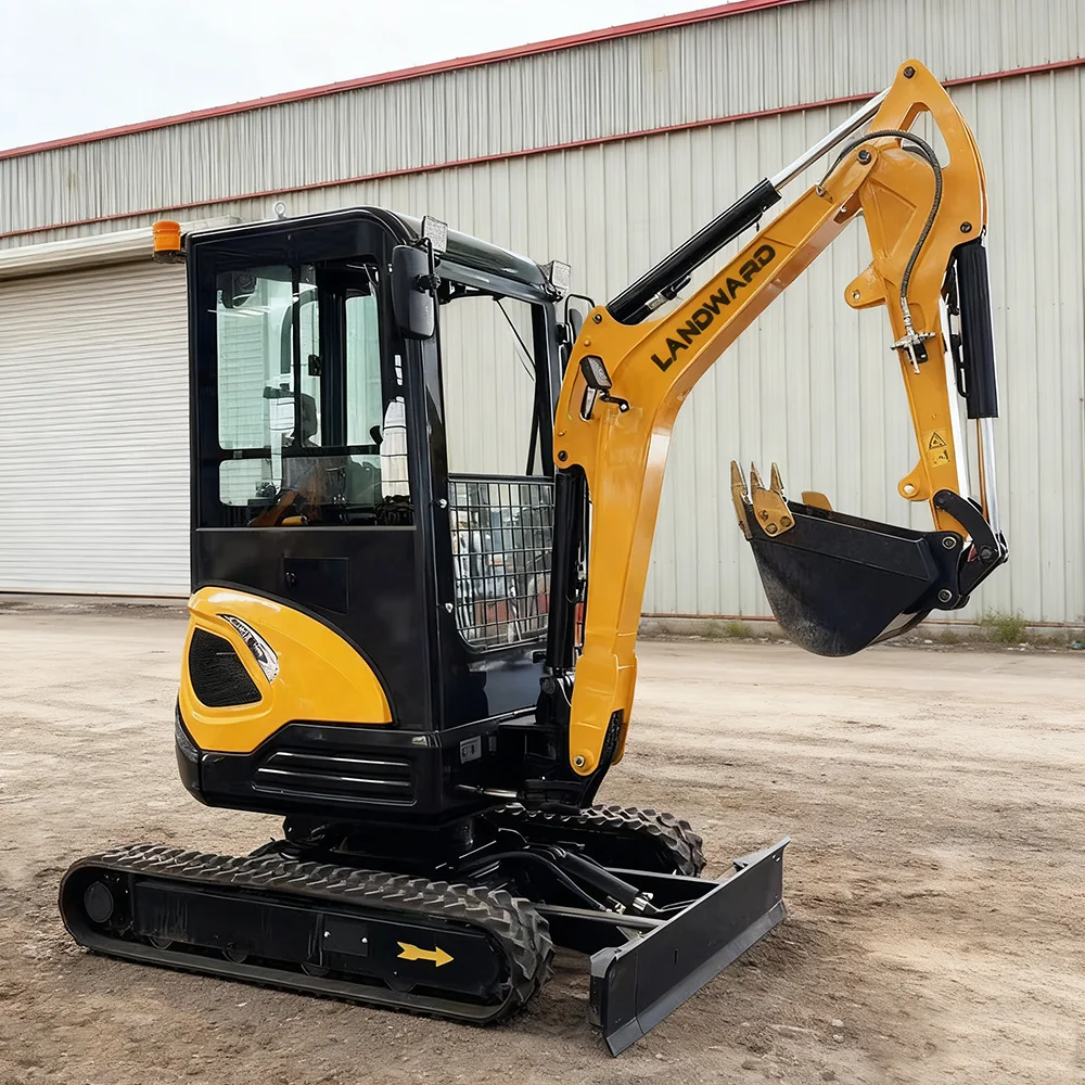 رائجة البيع حفارة صغيرة جديدة 2.5 طن كوبوتا محرك حفارة الزراعية الزاحف حقيبة صغيرة 2500 كجم حفارة صغيرة مخصصة