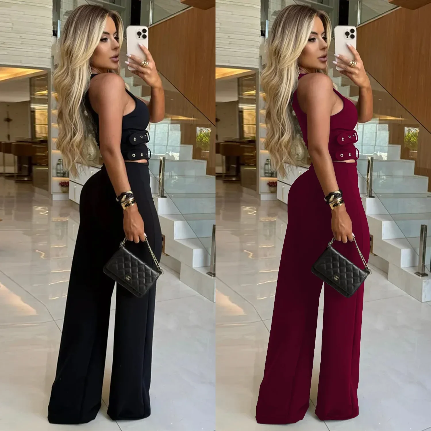 2 Piece Women Sets Dashiki African New Arrival Autumn Winter Matching Sets Two Pieces Sets Top Pants Suits Outfits Clothing