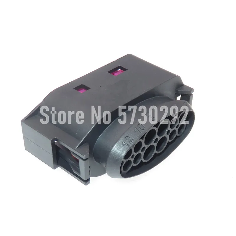 12P 1J0 941 165 1J0941165 Female Automotive Electric Socket Waterproof Light Connector For VW Audi