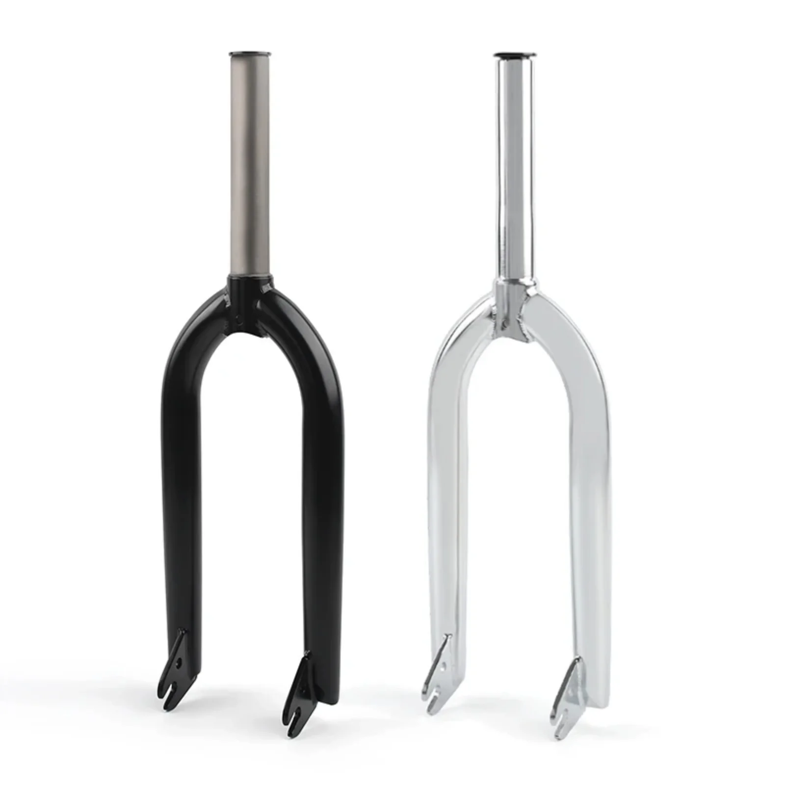 

BMX Front Fork BMX Bicycle Fork 20" CR-MO 28.6*163mm Lightweight Performance Bicycle bmx Chrome 20-Inch Forks