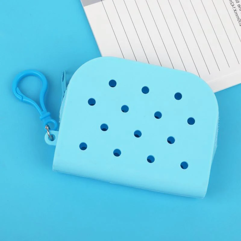 New Cartoon Solid Color Silicone Hole Bags And Coordinates Cute Waterproof Bags