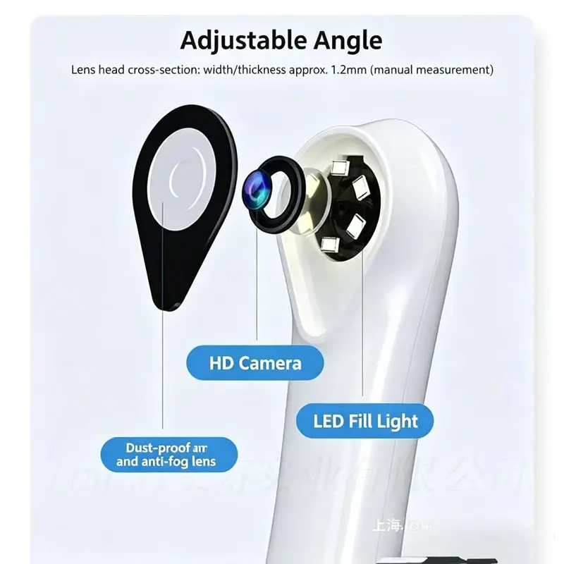 High-Definition Mobile Oral Dental Endoscope Camera Home Care Medical Examination Tooth Inspection Observation Instrument