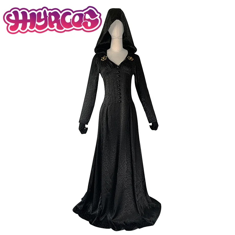 vampire-lady-bela-cosplay-costume-dimitrescus-woman-hooded-black-dress-mysterious-moth-witch-woman-halloween-role-play-outfit
