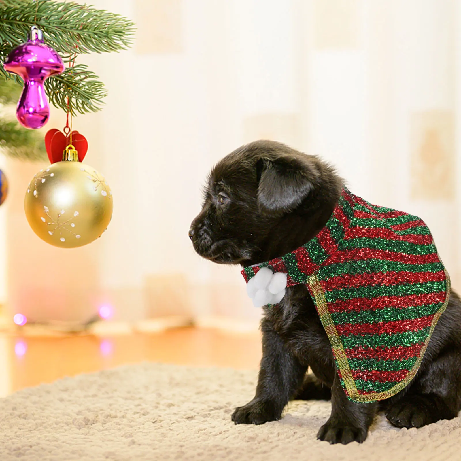 

Cute Cat Cloak Dog Costume Protective Warm Comfortable Adjustable Lightweight Outdoor Party Decoration Pet Cloak