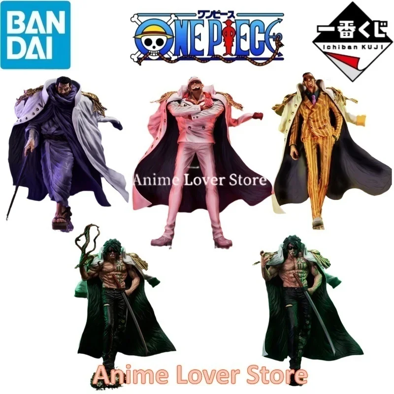 

Bandai Original One Piece Ichiban Kuji Absolute Justice Aramaki Issho Sakazuki Borsalino Anime Action Figures Toys for Kids Gift