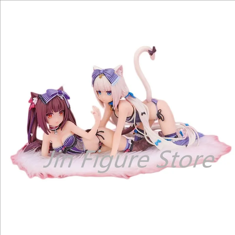 

Nekopara Vanilla Chocola Neko Girl Game Girl Figures Statue Cartoon Girl Models Boys Collectible Toys Ornament Doll Toys Gifts