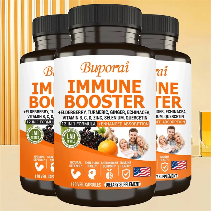 

Immune Booster - Supports A Healthy Immune System, Enhances The Body's Resistance, and Promotes Energy Production