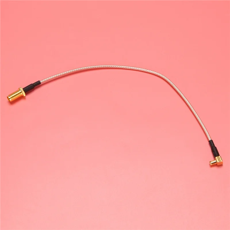 SQPP-8X MCX maschio a SMA femmina RG316 cavo adattatore a spirale a bassa perdita 21 cm/8,3 pollici