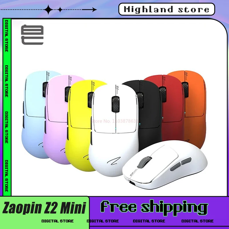 

Zaopin Z2 Mini Mouse Three Mode 4k Paw3395 Wireless Gaming Mouse Nordic 52840 Lightweight Mice Custom Pc Gamer Accessories Gifts