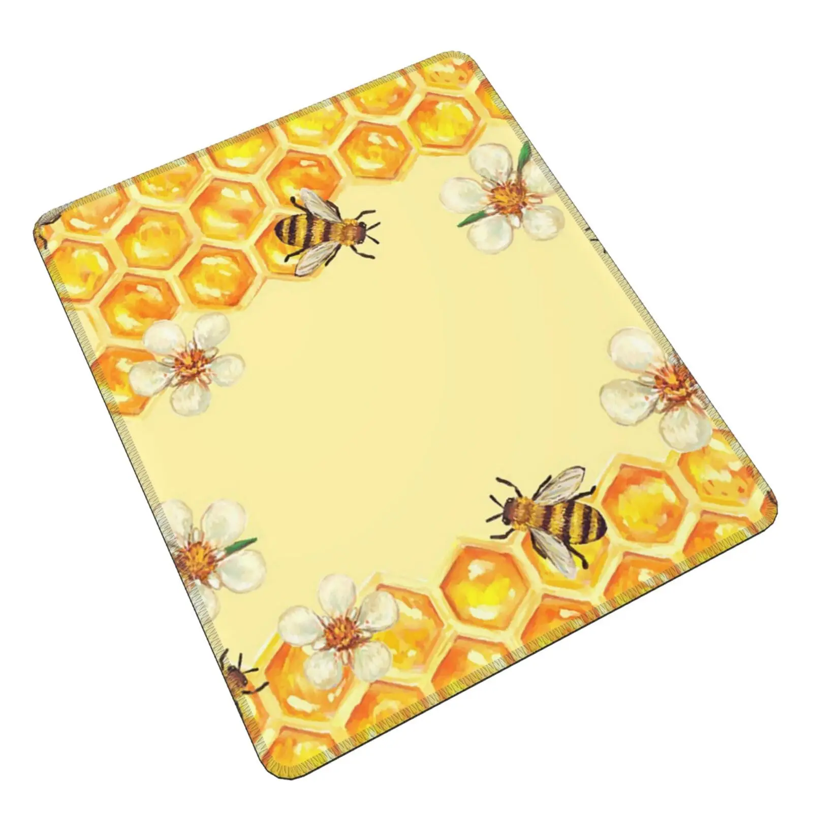 

Hot-Selling Cute Bee Mouse Pads Comfortable Gaming Mousepad Mouse Mat Keyboard Mats Desk Pad Mousepads 18x22cm