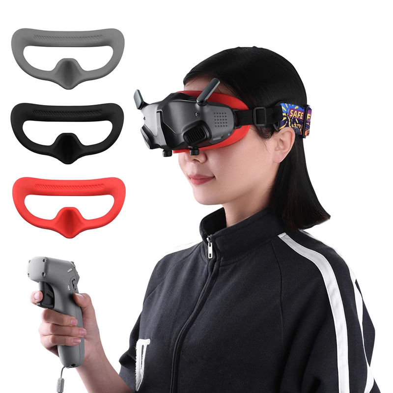 Силиконовая маска для глаз для очков DJI Avata 2 Защитные очки контактная поверхность полетных очков от пота/масла/эрозии косметики