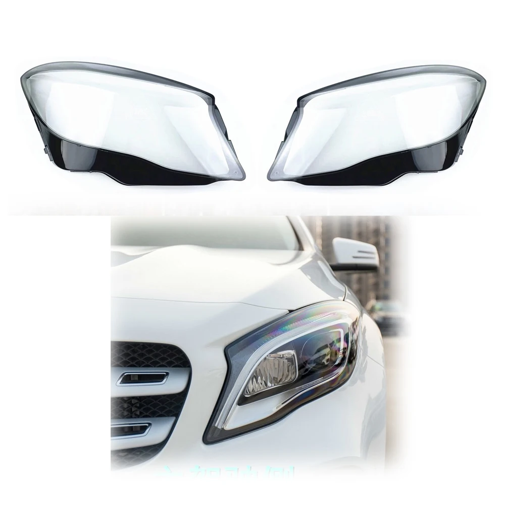 

Для Mercedes-Benz GLA W156 2018 2019 2020 Абажуры для фар Крышка объектива ламповый чехол