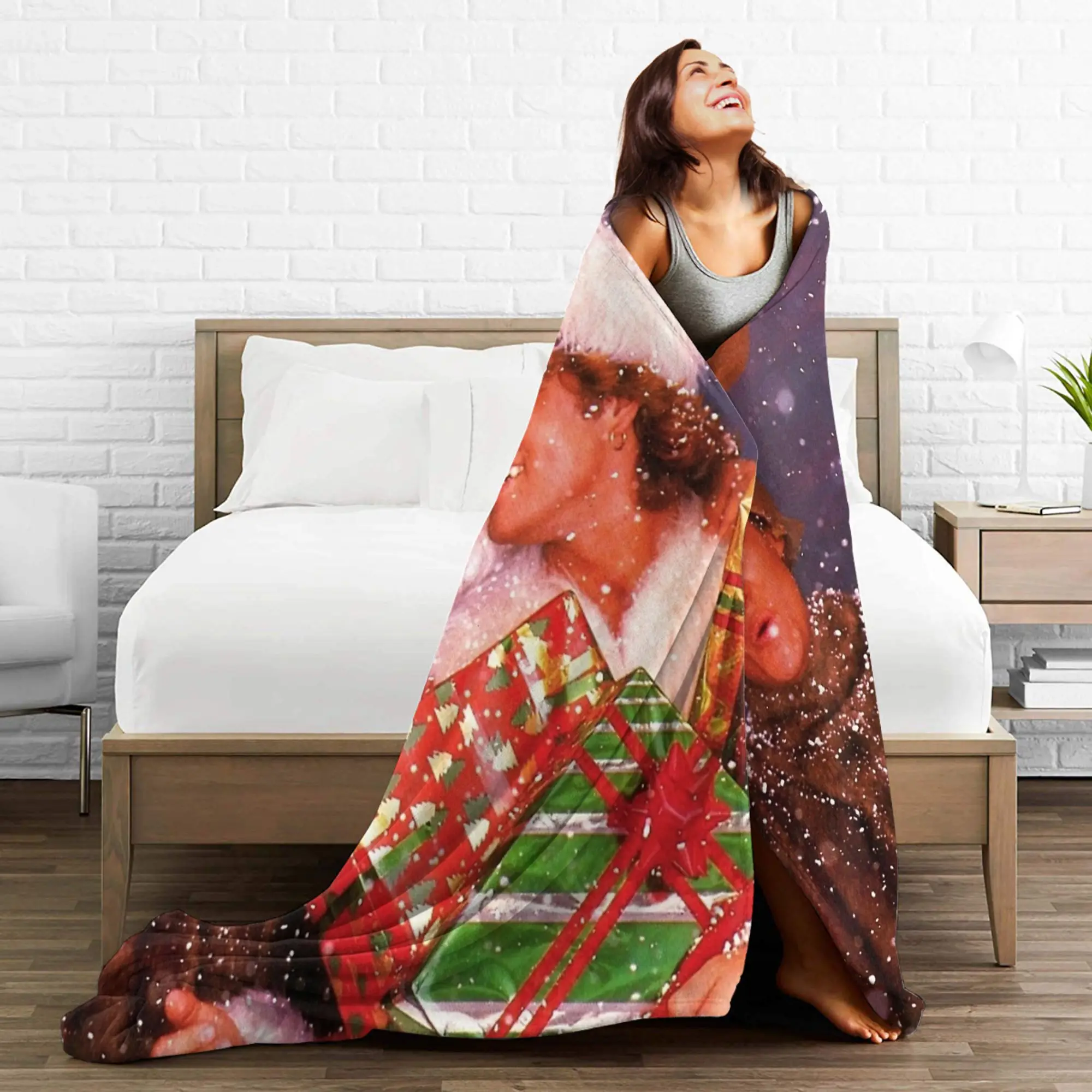 واوم! آخر عيد الميلاد جورج مايكل بطانية المخملية الشتاء متعددة الوظائف الدافئة رمي البطانيات للمنزل غرفة نوم لحاف