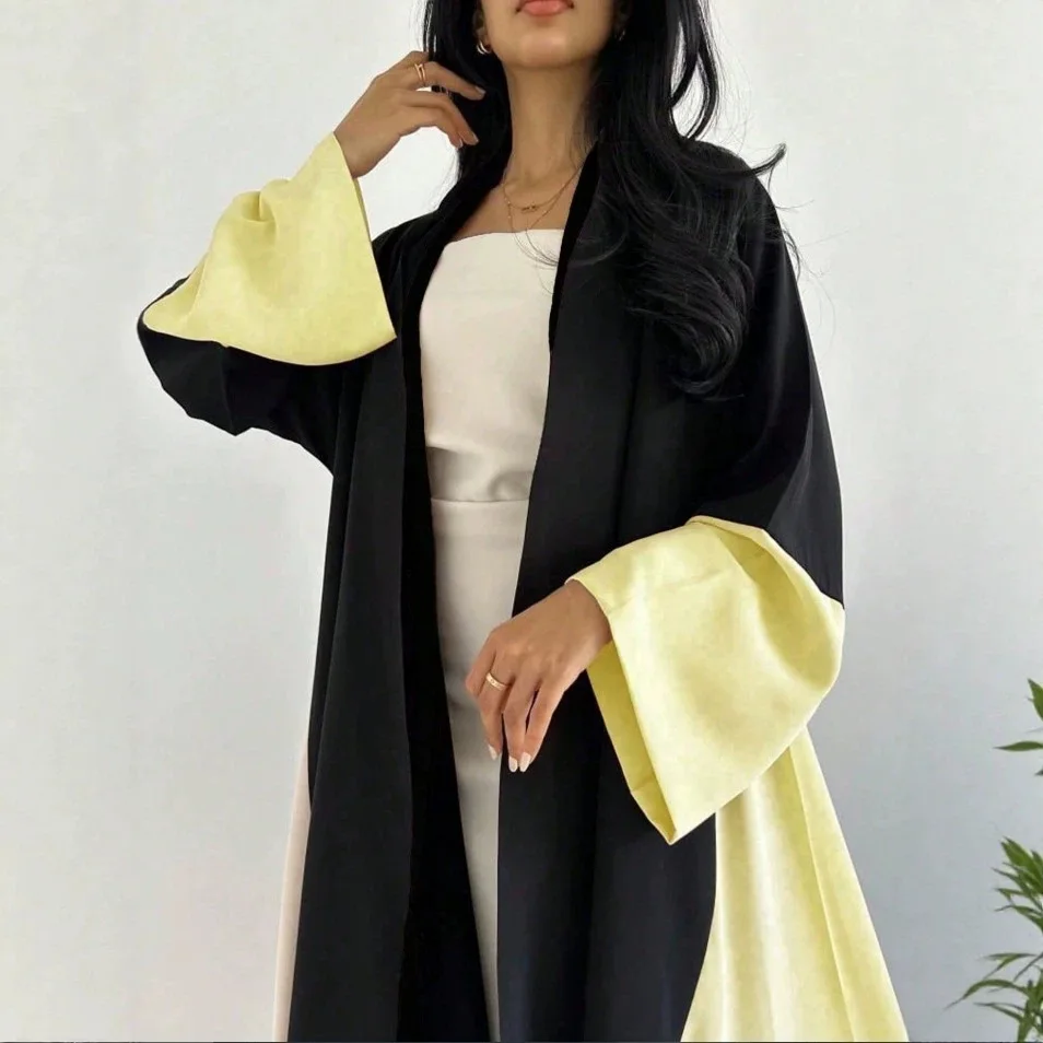 Eid Abaya Dress Women Cardigan Robe Patchwork Dresses Ramadan Muslim Abayas Jalabiya Morocco Dubai Islam Vestidos Kaftan 2026