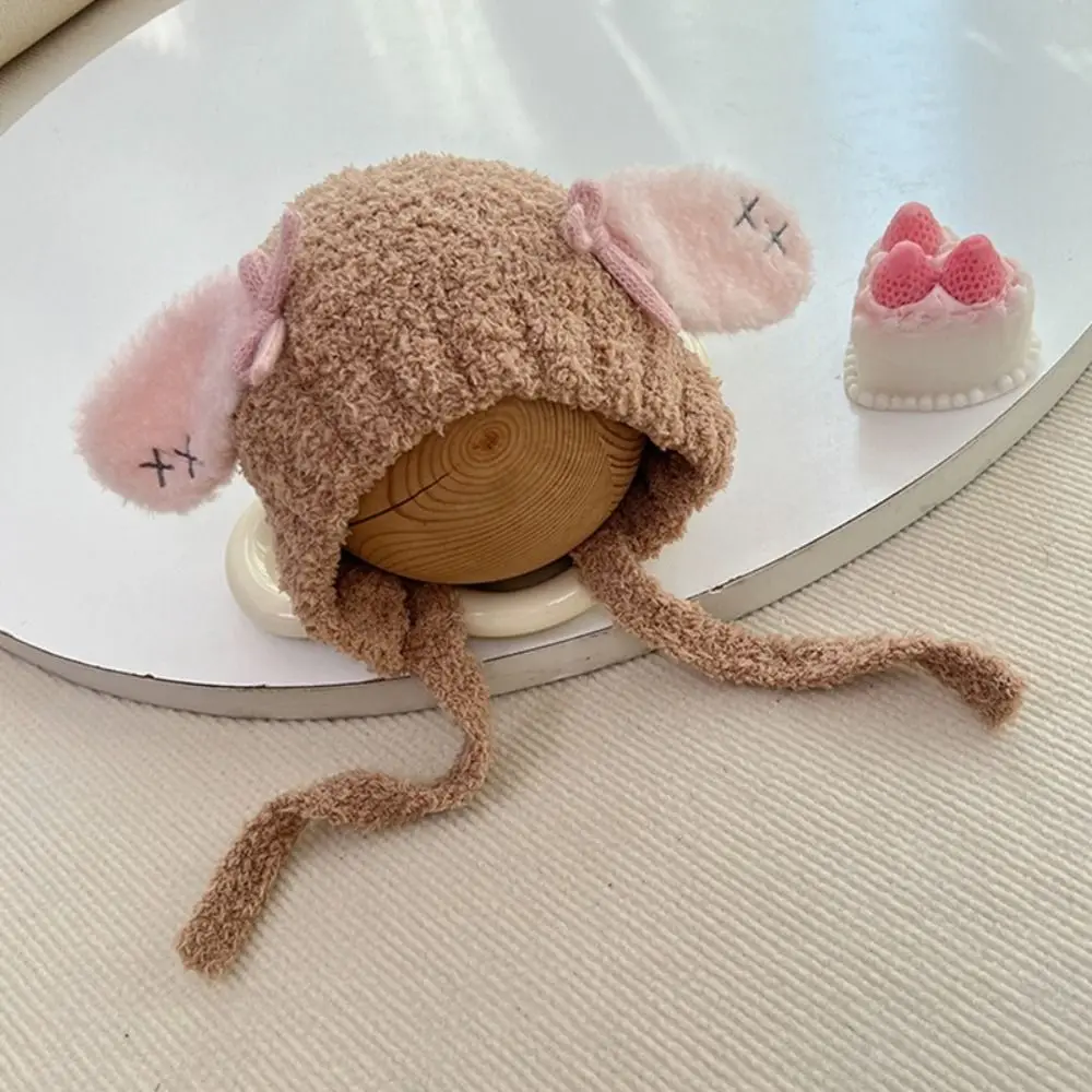 قبعة عصرية لحماية الأذن مقاومة للبرد، قبعة حرارية مريحة للأطفال، قبعة من الصوف، نشاط التزلج