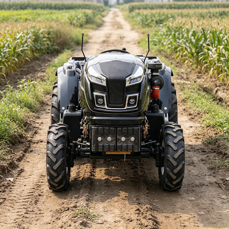 

Customized High‑Power 4WD Wheeled Tractor, Four‑Wheel Deep‑Tillage Plowing Machine, Rotary Tiller, Upgraded Cultivator