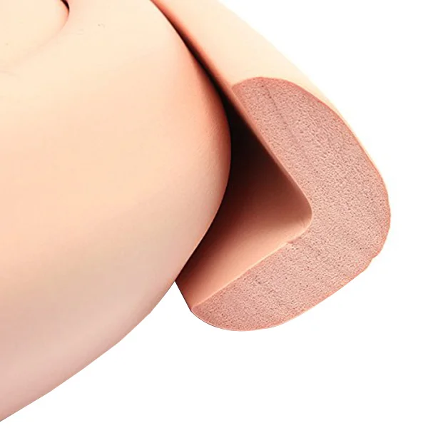 

2m Baby Safety Corner Protector Strip Table Edge Guard Durable Latex-Free Anti-Collision Bumper Pink Nbr Rubber