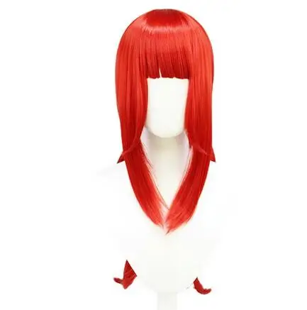 Nilou Cosplay Wig Genshin Impact Long Straight Red Wig Cosplay Anime Cosplay Wigs Heat Resistant Synthetic Pre Styled Wigs