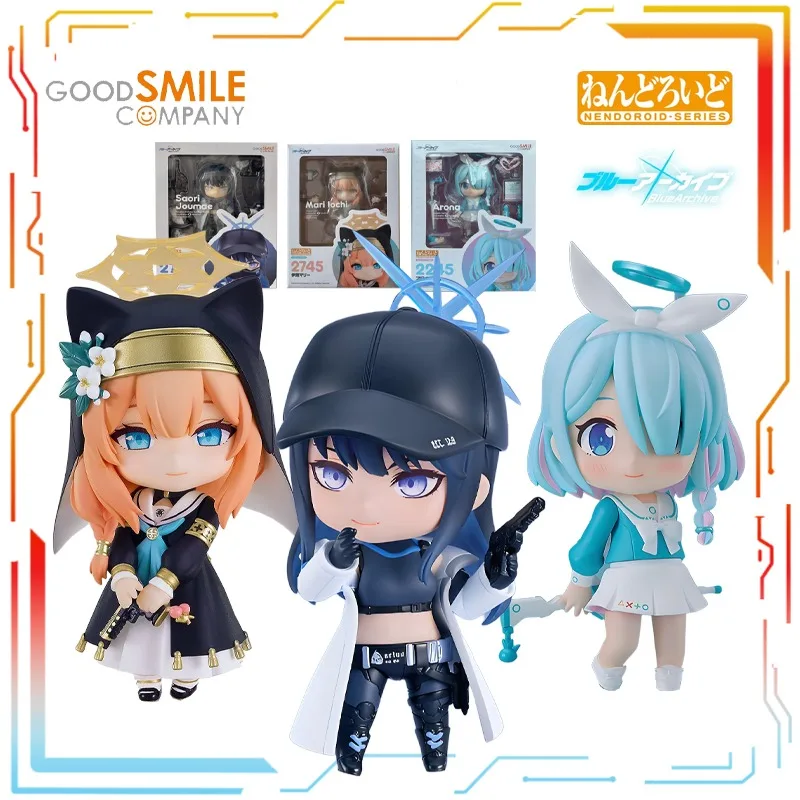 Oryginalny produkt GSC w wersji Q, gotowy, ruchomy, uroczy model Nendroid z serii Blue Archive, zabawka anime, model, prezent festiwalowy dla chłopców.