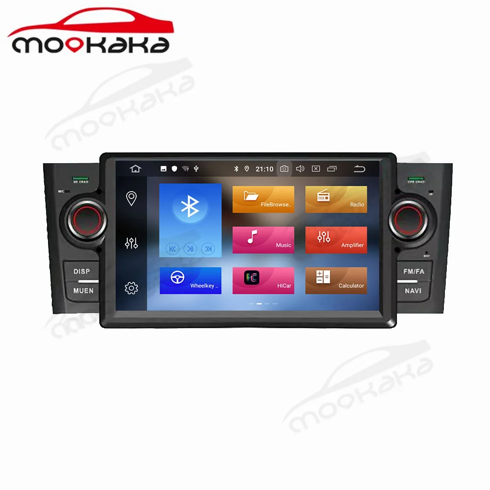 For Fiat Punto Linea 2005 - 2011 Car Radio Android 11.0 Carplay GPS Navigation 128GB Auto Stereo Head Unit Multimedia DVD Player