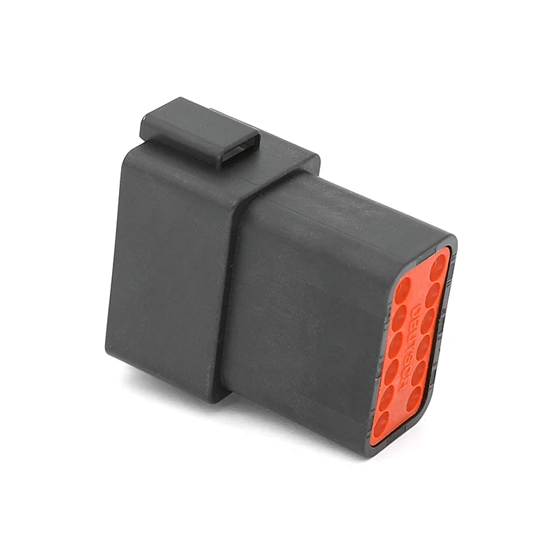 DT04-12P-E004/DT04-12PA-E004 12핀 검정색 DEUTSCH 자동차 커넥터 방수 수컷 헤드(수컷 단자 포함) 1060-16-0122