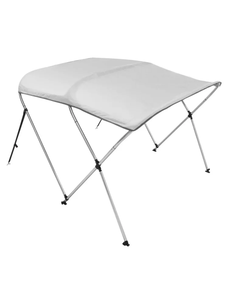 

VEVOR 3 Bow Bimini Top Boat Cover, 900D Polyester Canopy with 1" Aluminum Alloy Frame, Waterproof and Sun Shade,