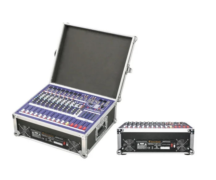 High Quality Audio Mixer Box Type Metal Housing 20w Mixing Console Professional Audio Mixer Console