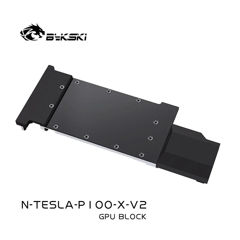 Bykski N-TESLA-P100-X-V2 GPU Block for NVIDIA TESLA P100 Video Card Water Cooling/All Metal Copper Radiator