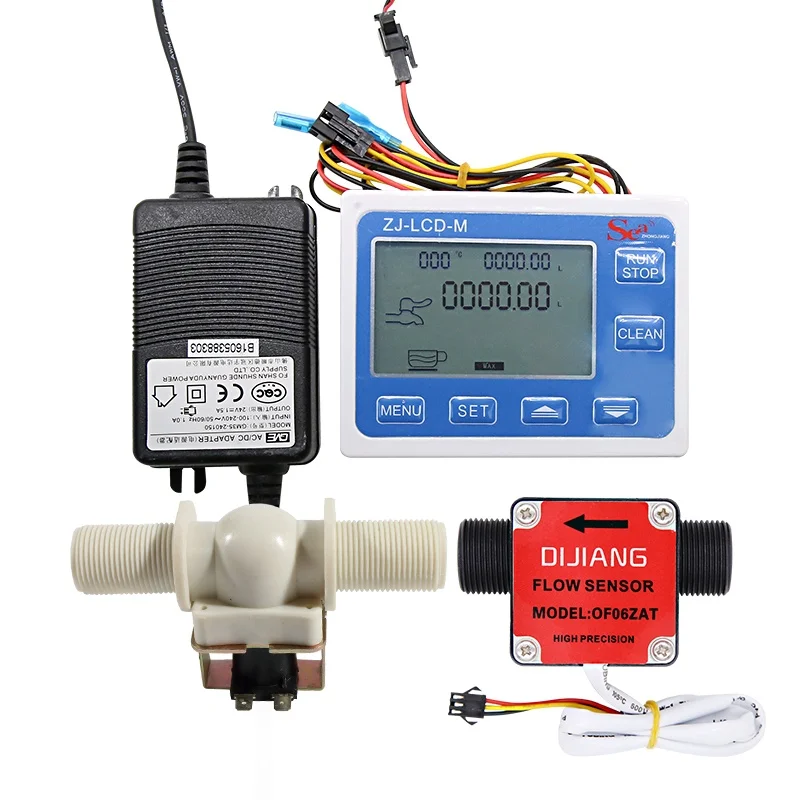

LCD-M Variable Area Flow Meter G3/4'' Liquids Fuel Diesel Oil Flow Detection System PLC Control Flow Quantitative Controller