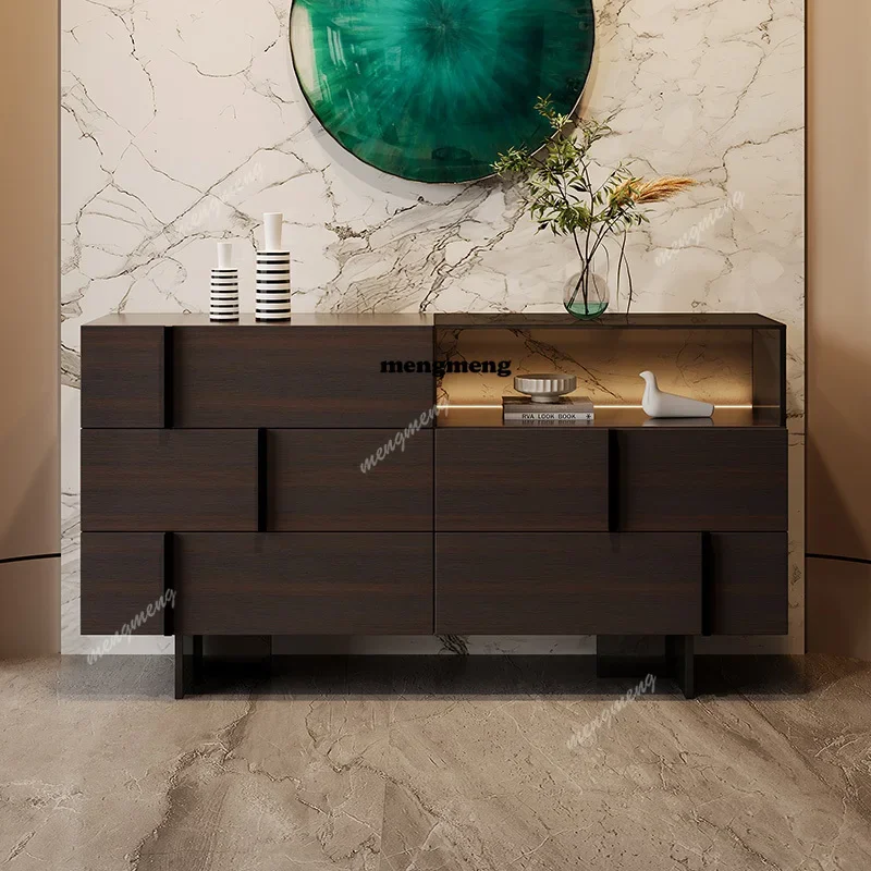 

E182 Wood Decor Living Room Cabinets Nordic Closet Display Console Living Room Cabinets Entryways Storage Vitrina Trendy Furnitu
