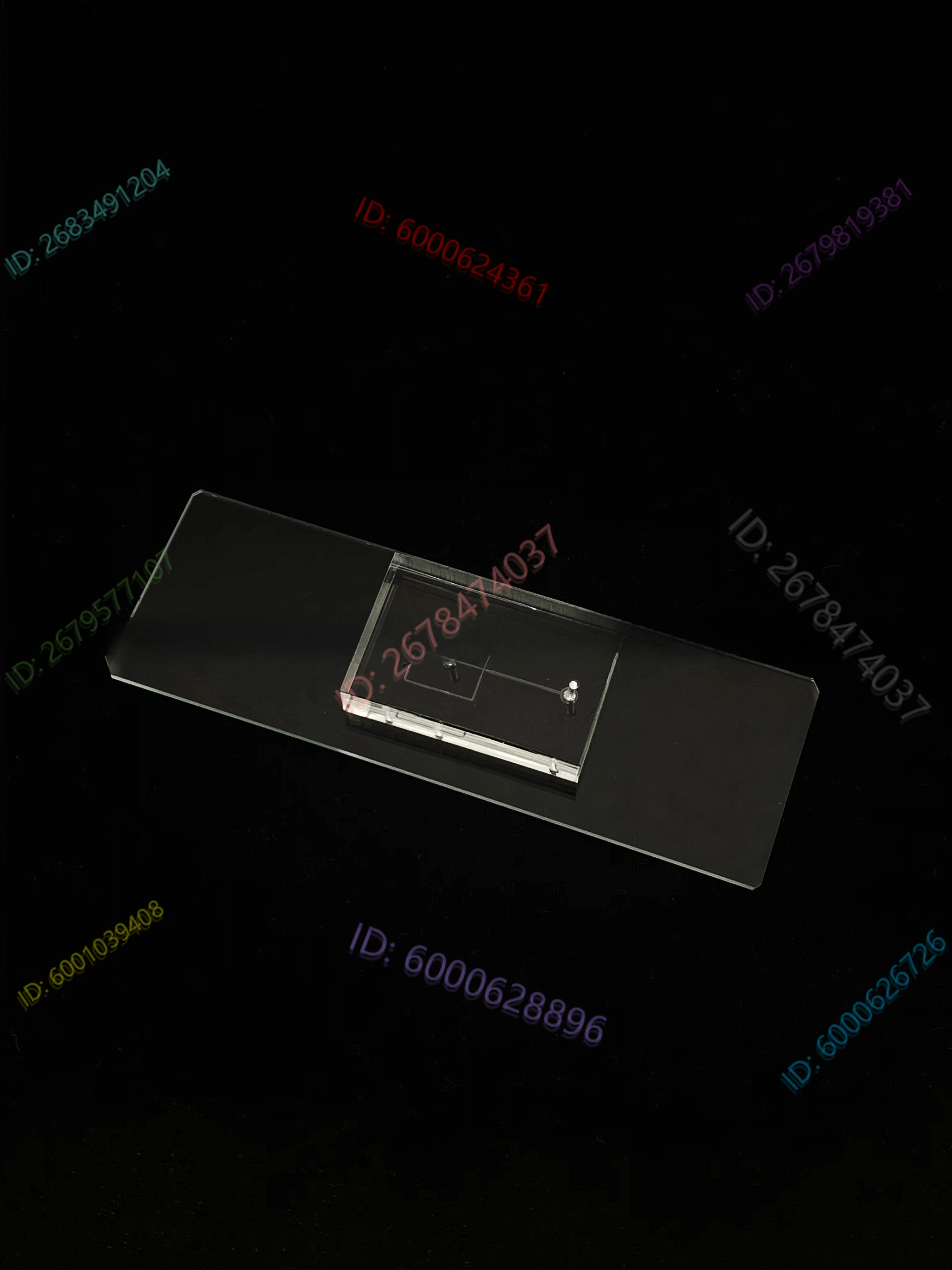 رقاقة PDMS ستوكات 100 ميكرون إعداد قطرات عمق ثقافة الخلية تدفق صفح خلط صغير خطي