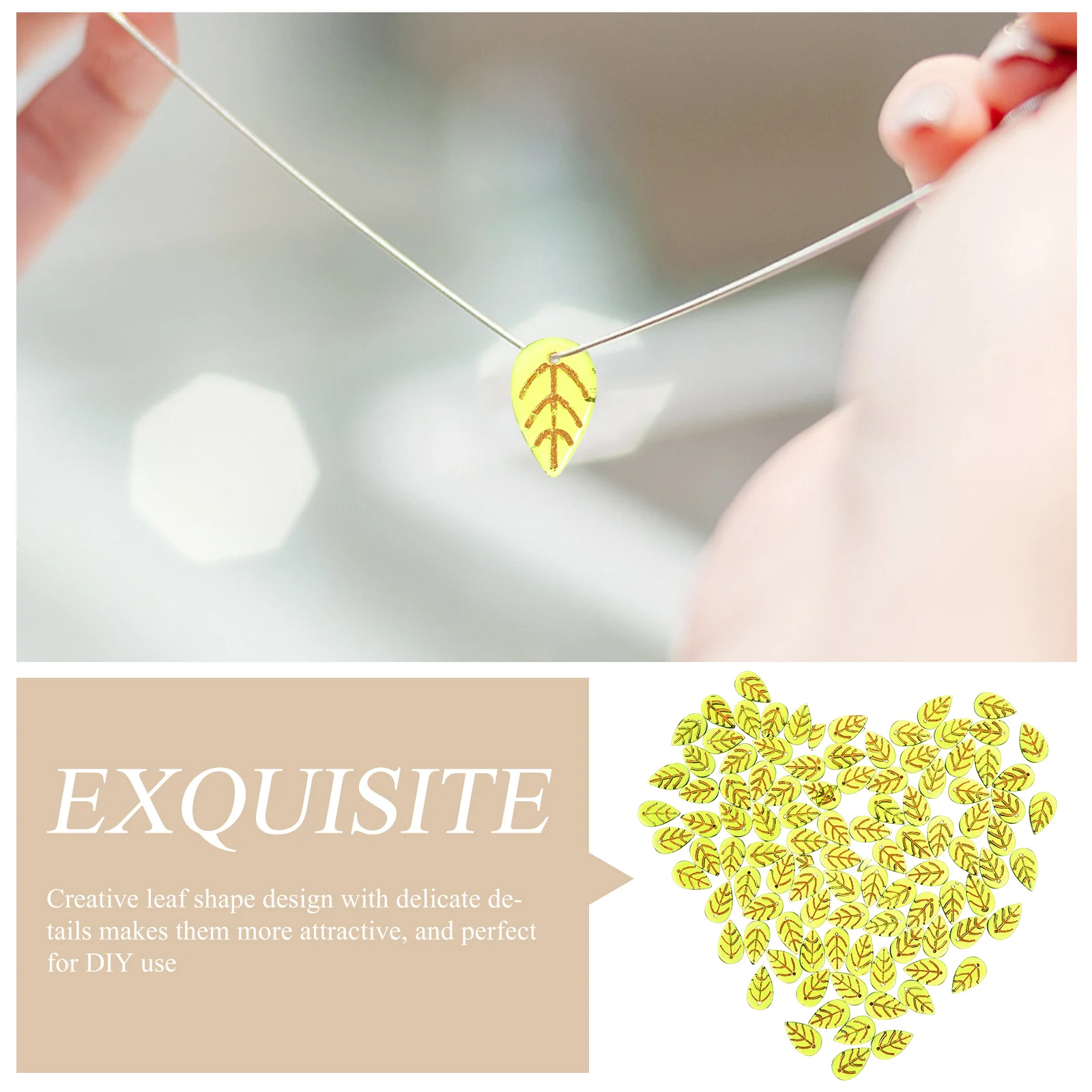 

100 шт., висячие подвески в виде листьев, стеклянные подвески для изготовления ювелирных изделий, браслет, ожерелье, принадлежности для рукоделия, аксессуары, подвеска в виде стеклянного листа