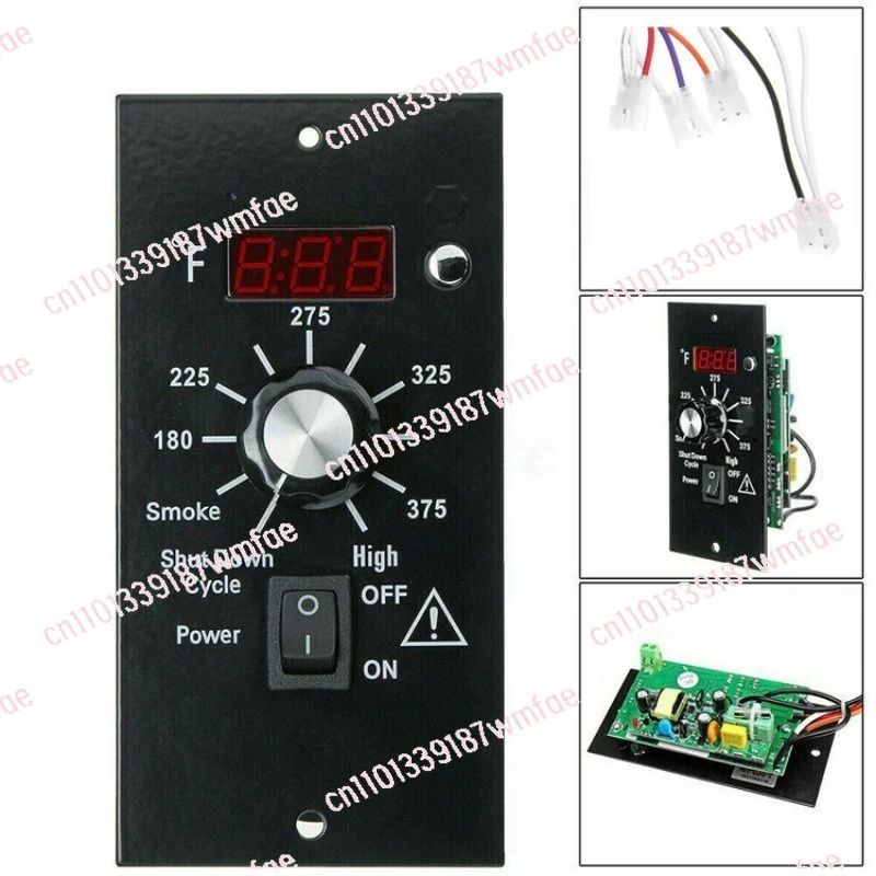 Wood pellet furnace system controller Digital display Embedded temperature sensor