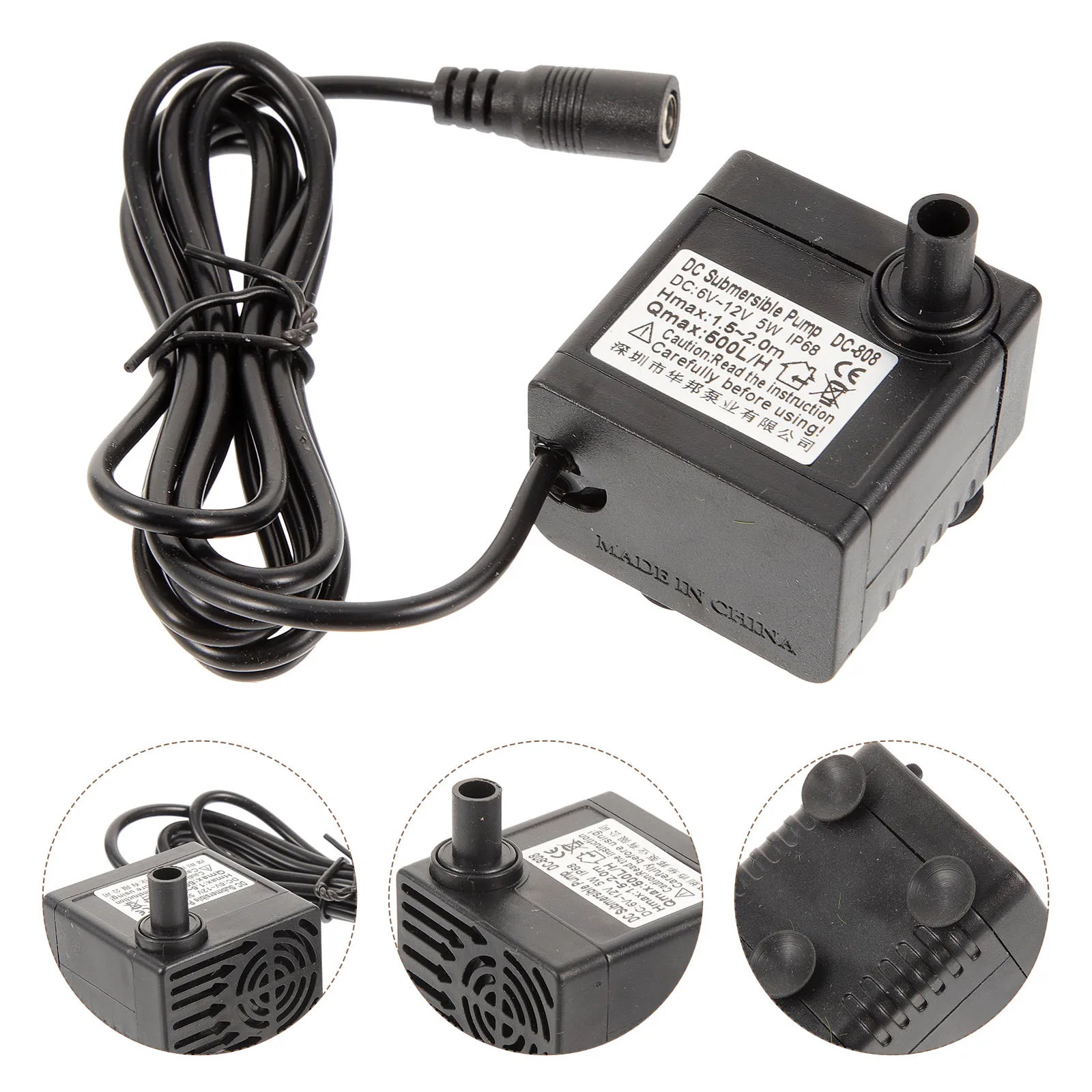 مضخة مياه تعمل بالطاقة الشمسية غاطسة تيار مستمر 24 فولت محرك بدون فرشاة لتعزيز ضغط الدش المنزلي نافورة محمولة لخزان الأسماك