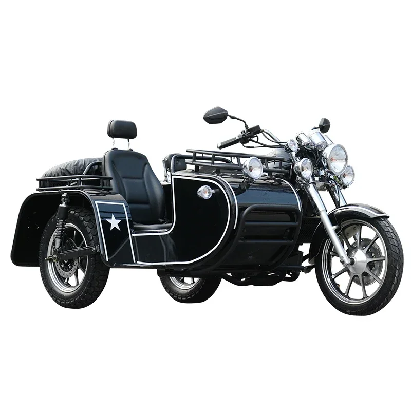 Vintage Motorcycles Tricycle 3 Wheel Cargo  Sidecar Factory Wholesale tuk  adult trike 300cc 4 Stroke