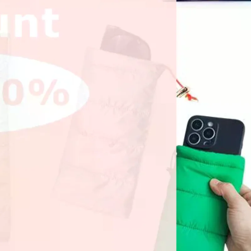 [Portable Drawstring Eyeglass Storage Bag Down Cotton Eyeglass Case Mobile Phone Storage Bag Perfect For Daily Travel]