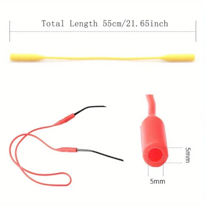 1-4Pcs Adjustable Silicone Eyeglasses Straps Sunglasses String Ropes Glasses Chain Sports Band Holder Elastic Anti Slip Cords