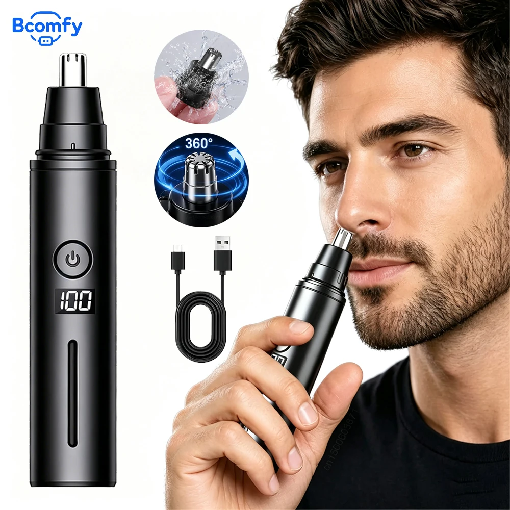 Nose Hair Trimmer - Tondeuse à poils de nez rechargeable,