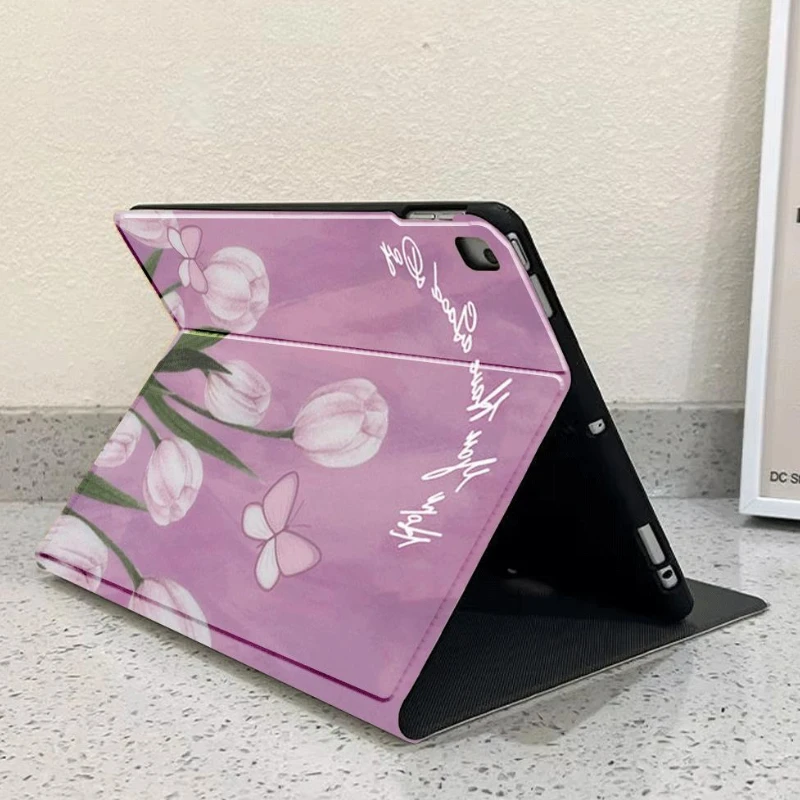 For Ipad 10th Generation Case Ipad 2017 10.5 Inch Smart Cover for 10.2 7th 8th 9th Gen 10.5 10.9 11 Air 3/4/5/6 Pro 11 Inch Case