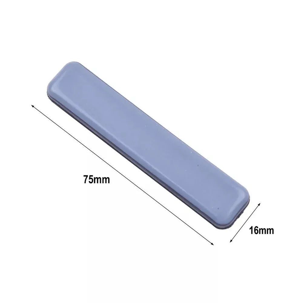 16 Uds deslizadores de muebles PTFE deslizadores de muebles autoadhesivos rectangulares almohadillas móviles Protector de suelo