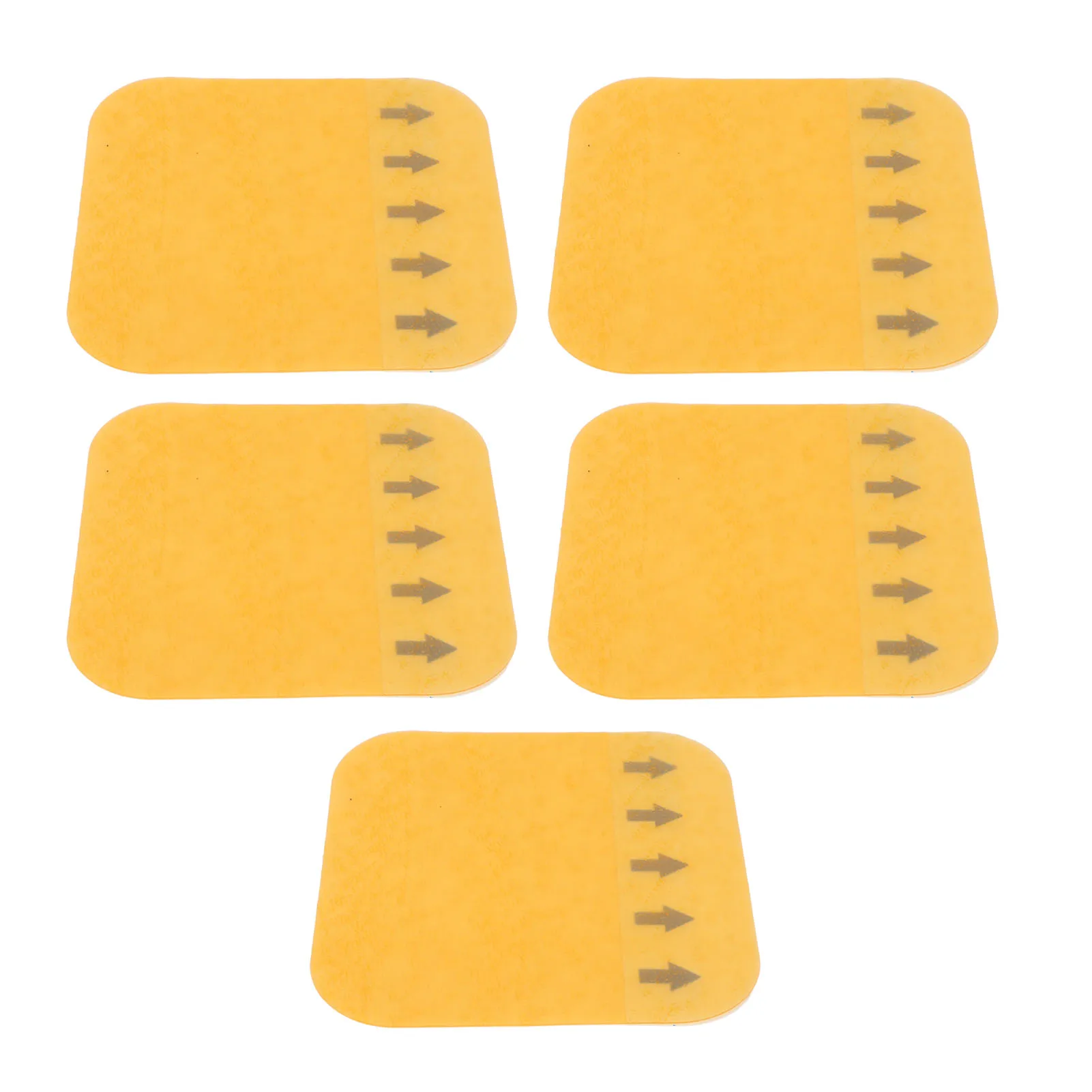 Hydrocolloid Dressing Bandages 5pcs Self Adhesive Waterproof Wound Dressing for Bedsore Blister Acne Care