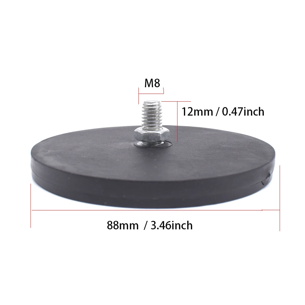 Magnet Suction Cup Strong Magnetic Base 88mm Fixed Base