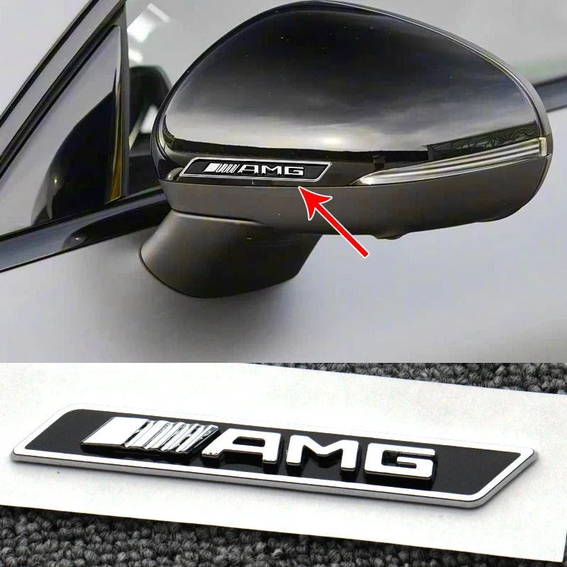 

1pcs Car Trunk Sticker Auto Badge Sticker For AMG Mercedes Benz W204 W124 W201 W202 W212 W220 W205 GLA CLA Automotive Goods