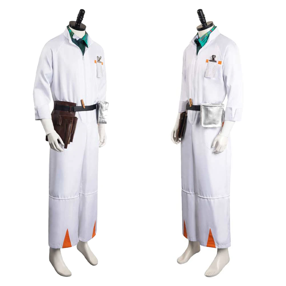 Inventor Brown Cosplay Fantasy 1985 Movie Back Future Doctor Costume Disguise Adult Men Cosplay Roleplay Fantasia Outfits Male