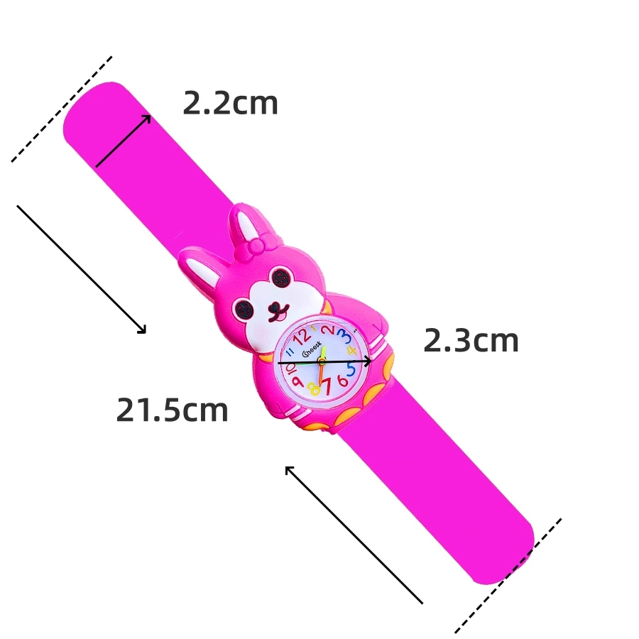 Good Quality Cheap Children's Watches Slap Circle Bracelet Cartoon Dinosaur Kids Watch Toys Street Vendors Selling Goods Clock