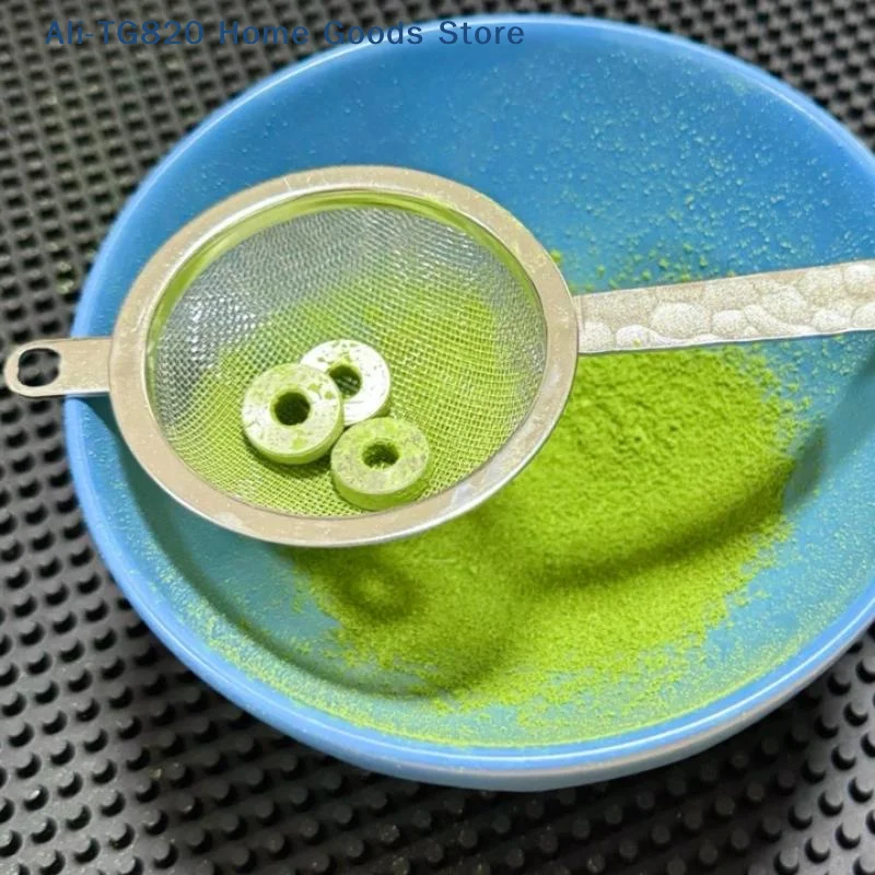 [TG820]Stainless Steel Matcha Sifter Fine Mesh Anti-Caking Baking Tool Portable For Outdoor Picnic Home Cafe Matcha Preparation