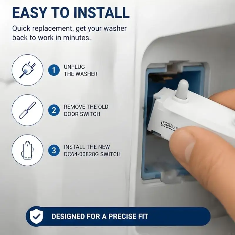 Washing Machine Door Component For Secure Function 