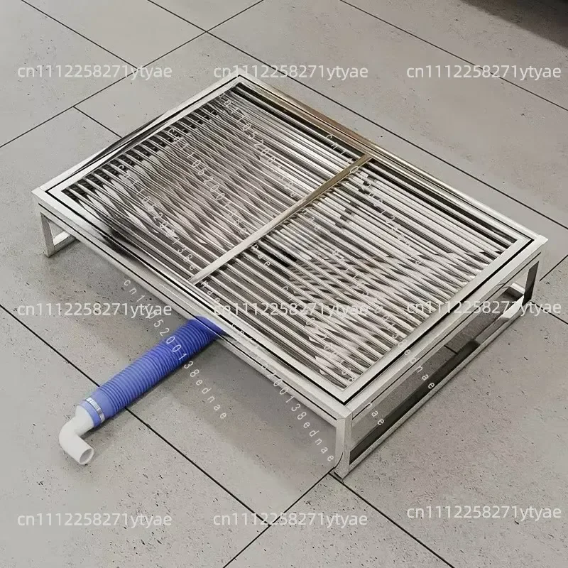 Stainless Steel Dog Toilet Medium and Large Dog Anti-stepping Feces Automatic Flushing Sewer Pet Urinal Small